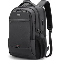 OKWISH Laptoprucksack Herren Damen Schulrucksack Wasserbeständig Laptoptasche (Business Reise Rucksack, Anti-Diebstahl, Sportrucksack, mit USB-Anschluss, Laptopfach), Organizer für Schule Arbeit Freizeit