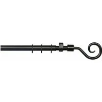 Liedeco Gardinenstange Mykene, Ø 20 mm, 1-läufig, ausziehbar, verschraubt, Metall
