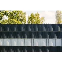 Koi Herdecke Sichtschutzstreifen Premium Hart PVC - Sichtschutzstreifen-weiss 2520mm x190mm x1,3mm 1