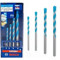 BOSCH Bohrer- und Bitset Bosch CYL-9 Mehrzweckbohrer-Set Ø 4/5/6/8 EXPERT MultiContruction