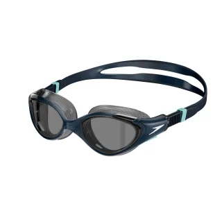 Speedo - "Biofuse 2.0" Schwimmbrille 2024 für Damen (Blau/Rauch-Grau)