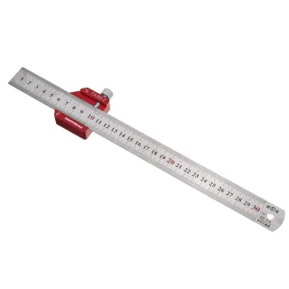 Enjoywood Line Scribe Ruler 45 90 Degree Adjustable Stainless Steel Woodworking Tool Locator 12 Inch Length Versatile fo