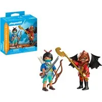 Playmobil® Novelmore vs. Burnham Duell (71884), Duo Pack Konstruktions-Spielset, (15 St), Made in Europe