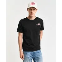 Gant T-Shirt REG ARCHIVE SHIELD EMB SS T-SHIRT von dem Archiv aus den 1980er-Jahren inspiriert