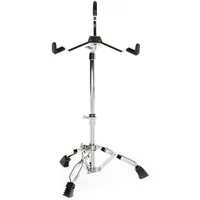 FAME Musikinstrumentenständer, (Snare-Ständer SDS4000 doppelstrebig höhenverstellbar von 35 cm – 49 cm breite Gummifüße Neigungswinkel einstellbar Korbgröße stufenlos verstellbar stabile Konstruktion Drum Hardware, Hardware, Snareständer), Snare-Stän