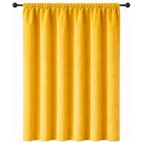 Stoffschmiede Gardine, Velour, Verdunkler, Kräuselband, verdunkelnd