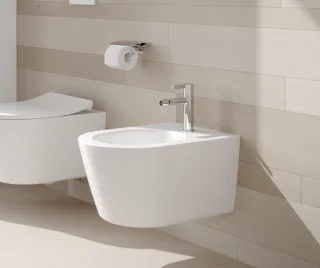 TOTO RP Bidet, wandhängend, mit Hahnloch und Überlauf, B552E B552E
