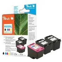 Tinte SparPack PI300-660 kompatibel zu HP 302XL, F6U68A, F6U67A