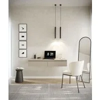 Selsey Schminktisch BEMMI, Hängeschreibtisch Schminktisch mit 2 Schubladen 120 cm breit