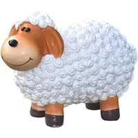 Geschenkestadl Gartenfigur Bunte Schafe viele Farben 30cm x 17cm x 23cm wetterfeste Gartenfigur