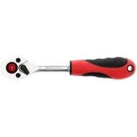 red 2K-Umschaltknarre 3/8" rot/schwarz