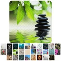 Sanilo Duschmatte mit Motiv, viele schöne Badematten zur Auswahl, rutschfeste & sichere Badematte, hochwertig, Kunststoff PVC, quadratisch, 230 extra starke Saugnäpfe, 53 x 53 cm, waschbar
