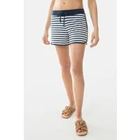 Mey Schlafhose Mey Damen Shorts Serie Cyra Mit feinem Ringel (1-tlg) Loungewear Shorts, gestreift, Modal-Baumwolle