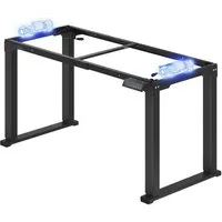 FLEXISPOT Tischgestell Elektrisches Höhenverstellbares Tischgestell 4-Bein – besonders stabil (Dualmotor, Kollisionsschutz, höhenverstellbar 71,5–118,5 cm, belastbar bis 150 kg, Sanfte Bewegung), ideal für Büro, Homeoffice & als Esstisch nutzbar