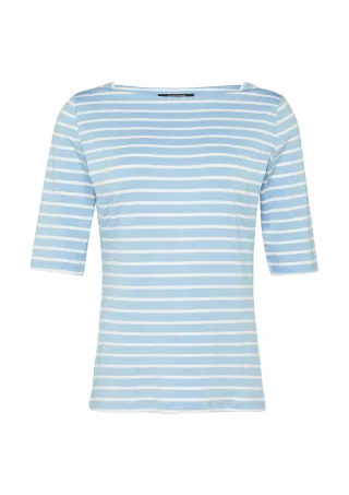 comma - T-Shirt blau - Gr. - 44
