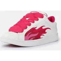 Buffalo LIBERTY Sneaker, Freizeitschuh, Schnürschuh, Halbschuh mit trendigem Flammenmotiv