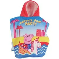 Peppa Pig Badeponcho Badeponcho für Kinder Schnell Trocknend für Strand und Pool