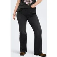 ONLY CARMAKOMA Jeansleggings CARROYAL MID WAIST FLARED LEGGING