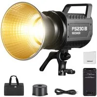 Neewer Videoleuchte FS230B 230W LED Licht CRI97+ 2700K-6500K mit App Steuerung, App/2,4G Steuerung