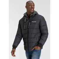 DELMAO Steppjacke für Übergang und kalte Tage, mit Fütterung, wasserabweisend