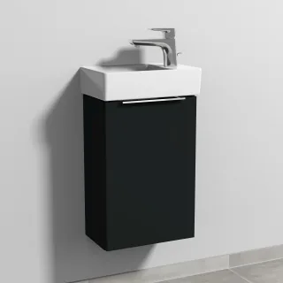 Sanipa 3way Waschtischunterbau zu Villeroy & Boch Avento Waschtisch mit 1 Tür, Vulkan-Matt UP6271V