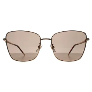 Furla Square Womens Glänzend Rose Gold Braun SFU714