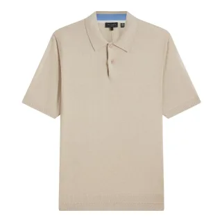 Ted Baker Nickk Strick-polohemd In Taupe