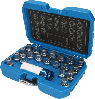 Brilliant Tools Felgenschloss-Sortiment für BMW, 21-tlg - BT691230