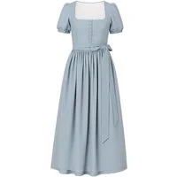 Madame Marie Dirndl Dirndl Alisora 80cm Länge taubenblau