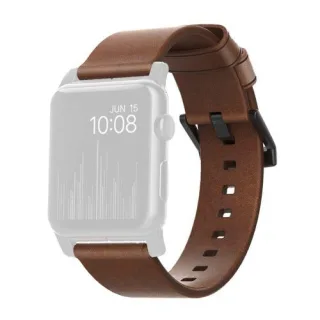 Nomad Strap Modern Lthr. Brown Connect. Black 46/49mm