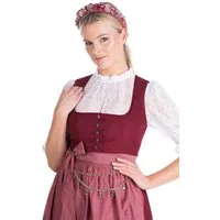 Hammerschmid Dirndl Cord Dirndl 2tlg. - ALMSEE - dunkelrot