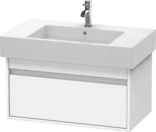 Duravit Ketho Waschtischunterbau wandhängend Weiß Matt 800x455x410 mm - KT669001818 KT669001818