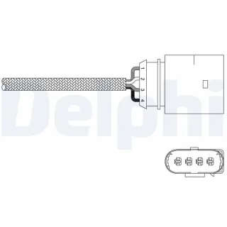 Delphi Lambdasonde Audi Seat Skoda VW ES20338-12B1