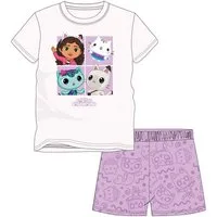 Gabby's Dollhouse Pyjama Kinder Pyjama kurz Baumwollpyjama Sommerpyjama