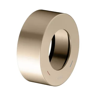 Keuco Verlängerungs-Rosette IXMO 59551, EHM rot/blau, rund, 25 mm, Bronze gebürstet, 59551030381 59551030381