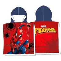 Spiderman Poncho Kinder Gemütlicher Kinder-Kapuzenponcho, 110x55 cm