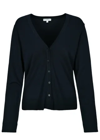 CLARINA - Ganzjahres NOS V-Cardigan, 1/1 623 marine - Gr. - 38