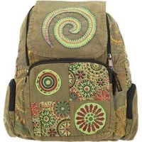 Guru-Shop Freizeitrucksack Patchwork Rucksack, Stonewash Freizeitrucksack,..