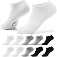 OCCULTO Sneakersocken Damen Sneaker Socken 10er Pack (Modell: Diana) (10-Paar)