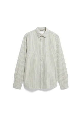 Armedangels - STRIPE LONGSLEEVE SHIRT fatigue green - Gr. - XXL