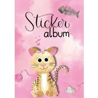 Avery Zweckform Fotoalbum Stickeralbum Kids A5 Motiv Katze 16 Steiten