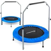 HyperMotion Kindertrampolin Trampolin mit Griff, 97 cm, für Kinder, für Haus und Garten