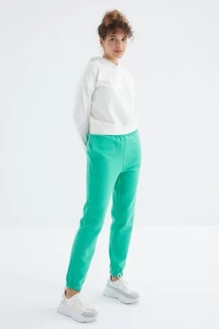 Damen Hochbund Fleece Jogginghose