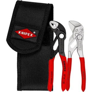 KNIPEX Mini-Zangenset in Werkzeuggürteltasche 153 mm - 002072V04
