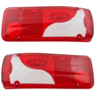 Lichtscheibe Glas Heckleuchte Rückleuchte LINKS + RECHTS für Scania