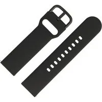 MARBURGER Uhrenarmband 22mm Silikon Fitness Smartwatch XS Extra Kurz Schwarz