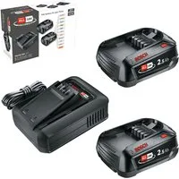 Bosch Home & Garden »PBA 18V 2.5Ah« Akku Starter-Set (2 St), inkl. Ladegerät