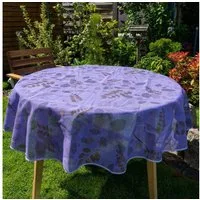 laro Tischdecke Gartentischdecke Wetterfest Rutschfest Rund