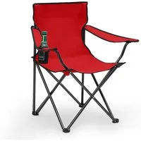 SUNULA Campingstuhl Faltbar Anglerstuhl Ultraleicht Faltstuhl Camping Klappstuhl (1 St), mit Getränkehalter, mit Tragetasche, bis max. 100 kg