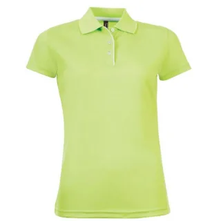SOLS Womens/Ladies Performer Kurzarm-Pique-Poloshirt (Apfelgrün)
